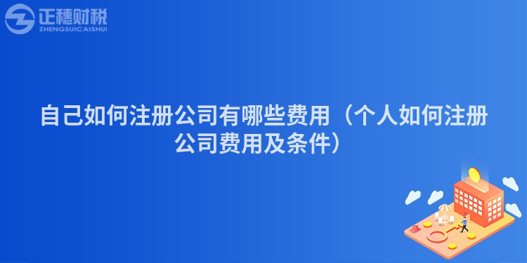 自己如何注册公司有哪些费用（个人如何注册公司费用及条件）